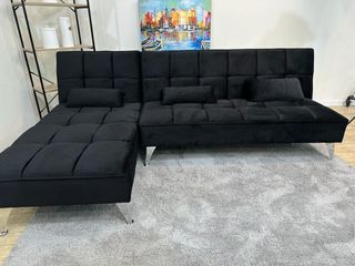 Sofá cama Chaiselongue 200x149cm + 3 cojines