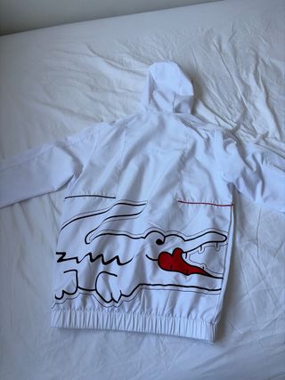 Chandal sportivo Lacoste nero e bianco