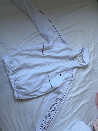 Chandal sportivo Lacoste nero e bianco