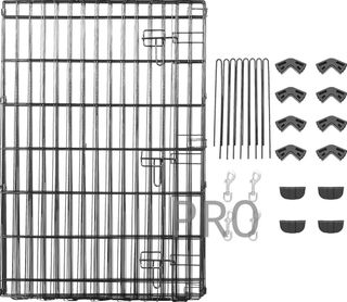 Parque de metal plegable para perros - Amazon basics