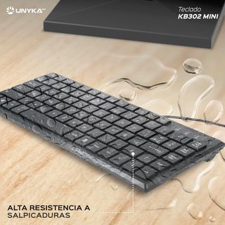 Unykach Mini Teclado KB302, Ultraplano con 83 Tecl