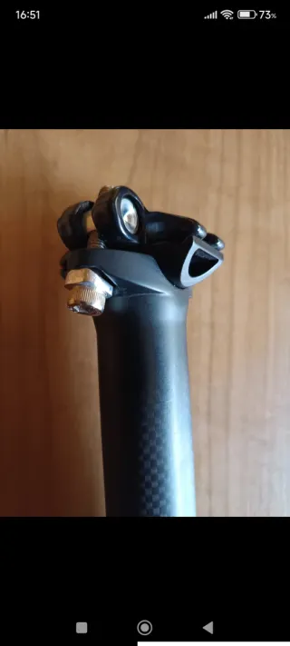 Tija carbono bicicleta