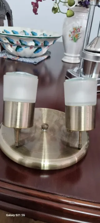 Plafón Doble Focos Orientables Lampisur