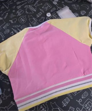 Maglia Trussardi bambina rosa e gialla