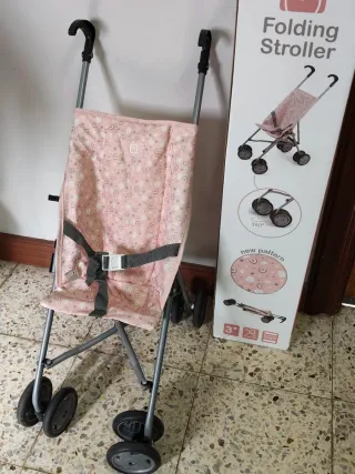 Cochecito de juguete plegable