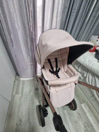 Carrinho de Bebé Bébécar Rosa