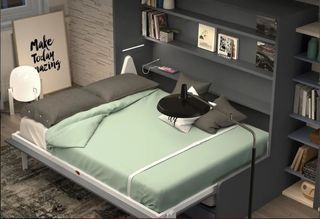 CAMA MATRIMONIO ABATIBLE CON SOFÁ 150.