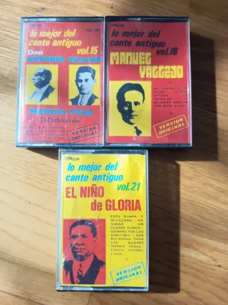 Lotes Casetes Cante Antiguo Flamenco
