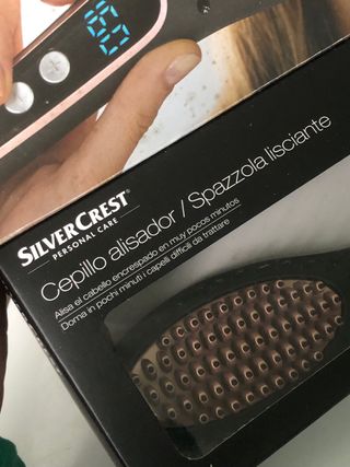 Cepillo Alisador SilverCrest Negro/Dorado