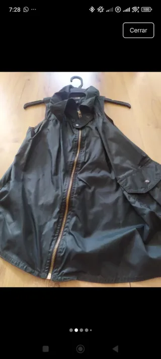 Chaleco asimétrico verde