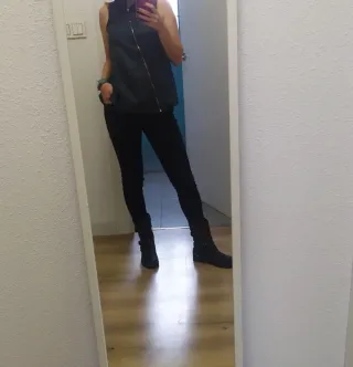 Chaleco asimétrico verde