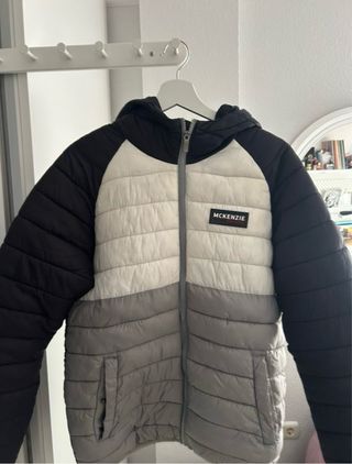 Chaquetón McKenzie Negro, Gris y Blanco