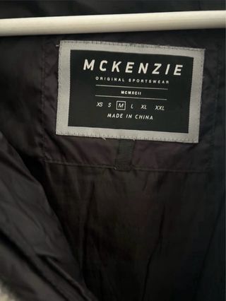 Chaquetón McKenzie Negro, Gris y Blanco