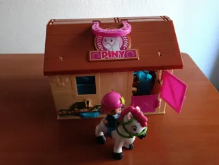 Lote Pin y Pon: Casa, Furgo y Hípica está nueva