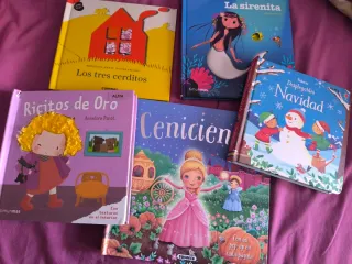 Cenicienta; sirenita; pedacitos de oro; los tres c