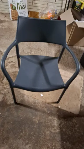 Sillas y mesas terraza de plástico