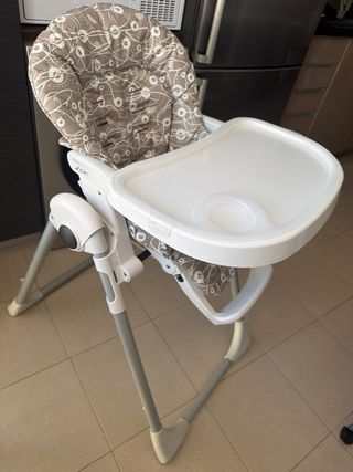 Trona bebé con cojín estampado