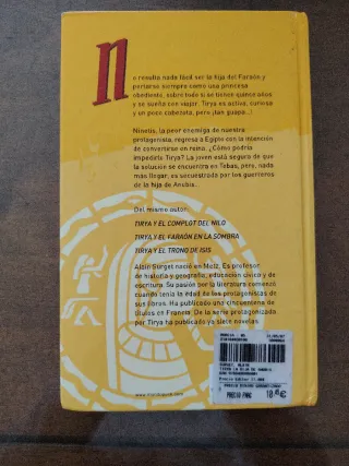 Libro Tirya, la hija de Anubis