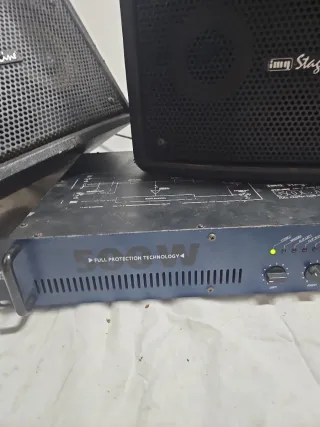 Amplificador STA-160 500w + 2 altavoces img stage