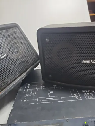 Amplificador STA-160 500w + 2 altavoces img stage