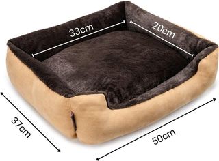 lionto Cama para Perros con cojín Reversible y Bas