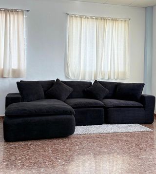 Sofá modular Paola negro