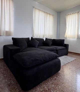 Sofá modular Paola negro