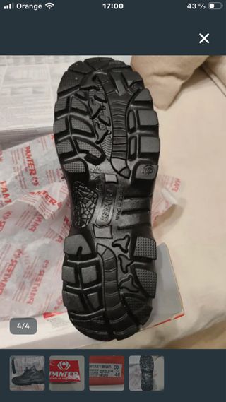 Zapatos seguridad Panter 46 punta de composite