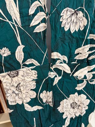 Mono largo verde con estampado floral - Springfiel