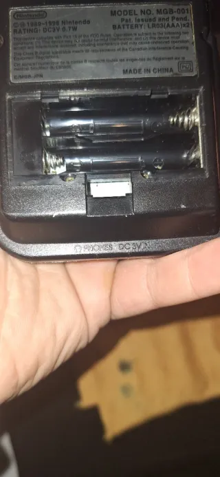 Game Boy Pocket Negra Nintendo