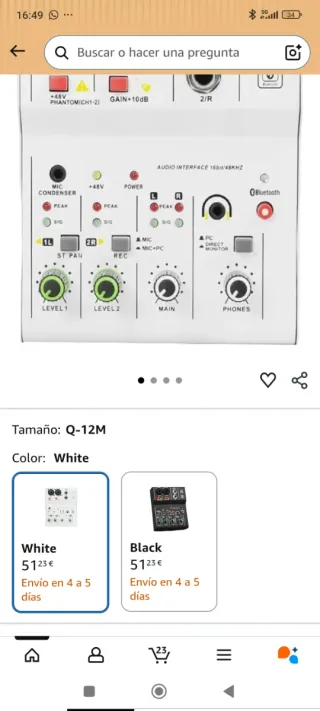 Mezclador DJ Digital Audio Player