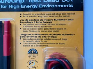 Kit Cables y Puntas de Prueba Fluke SureGrip TL238