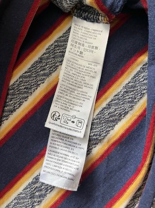 Camiseta Levi's Rayas Diseño Étnico Talla S