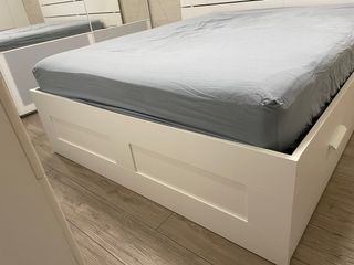 Cama Ikea Brimnes 160x200 Incluye colchon