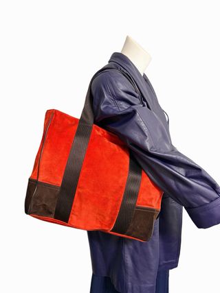 Borsa Prada in nappa rossa