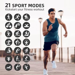 Smartwatch, 1.85'' Reloj Inteligente Hombre Mujer