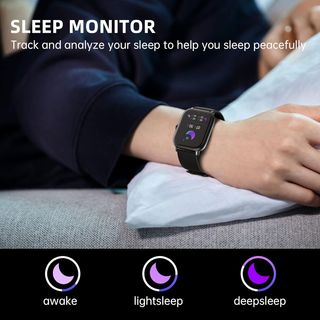 Smartwatch, 1.85'' Reloj Inteligente Hombre Mujer