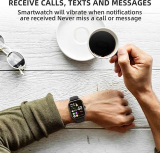 Smartwatch, 1.85'' Reloj Inteligente Hombre Mujer