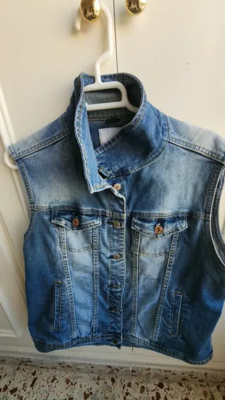 Chaleco Vaquero Mujer Talla S