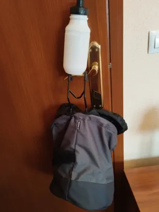 Cesta Bicicleta Plegable Negra Btwin