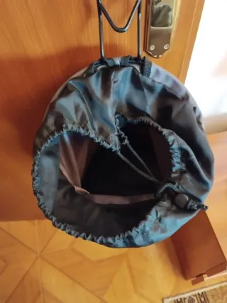 Cesta Bicicleta Plegable Negra Btwin