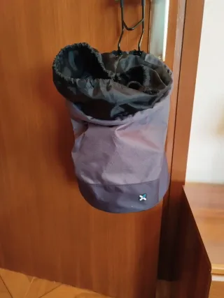 Cesta Bicicleta Plegable Negra Btwin