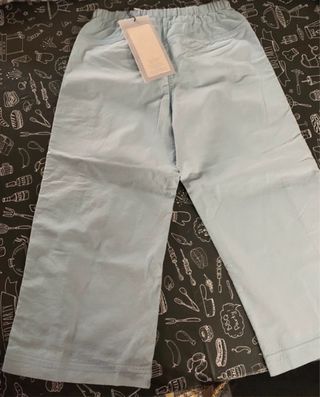 Pantaloni Trussardi bambina azzurri