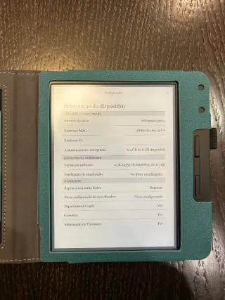 Kobo Libra H2O com capa