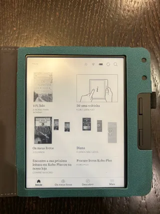 Kobo Libra H2O com capa