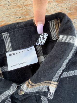 Camicia ASOS DESIGN a quadri