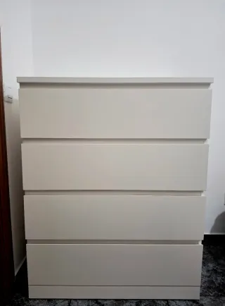 Cómoda MALM Ikea Blanca