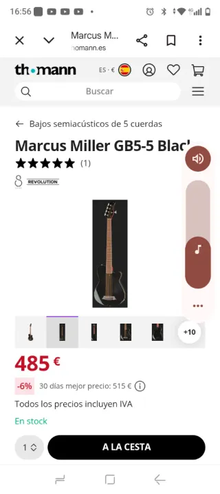 Bajo semiacuático electrico