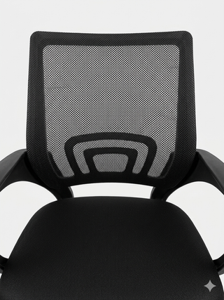 Silla de Oficina Ergonómica Negra