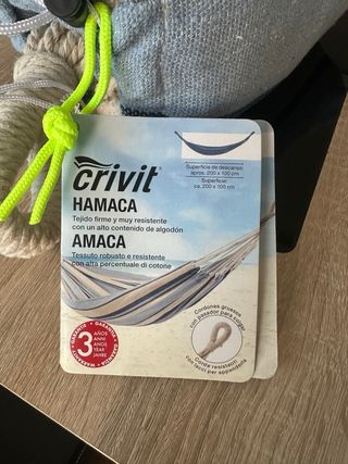 Hamaca crivit Rayas Azul/Blanco